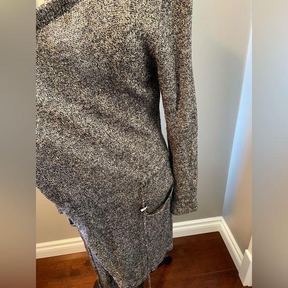 Backdrop - Speckled Drawstring Cardigan - Picture 4 of 6
